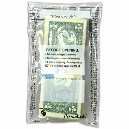 AMISTAD 4.50 x 7.75 in. Permalok Bundle Bags, Clear, 4PK AM3752264